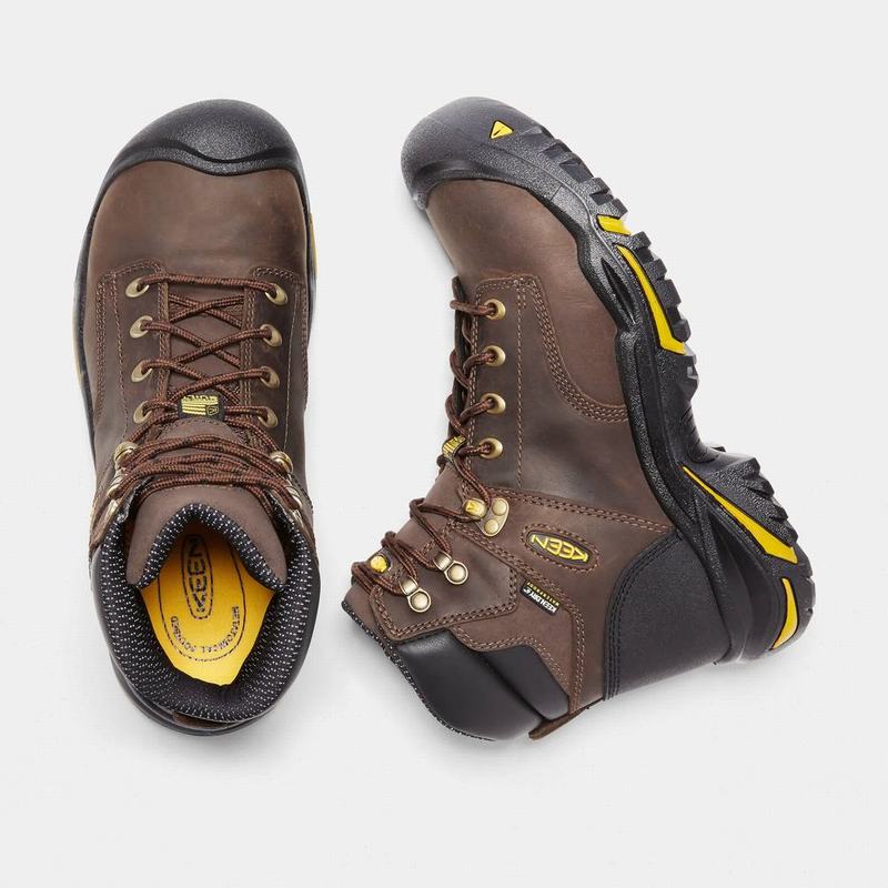 Keen Mt Vernon 6" Steel Toe - Erkek Iş Botu - Kahverengi - Türkiye (931054RNZ)